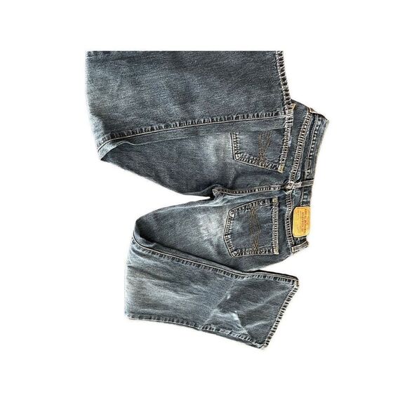 Abercrombie and Fitch  Flare Mid-rise Button Fly Denim Jeans size 2 - Picture 3 of 16